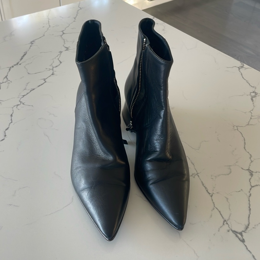 Freda Salvador Black Ankle Boots - Picture 2 of 8